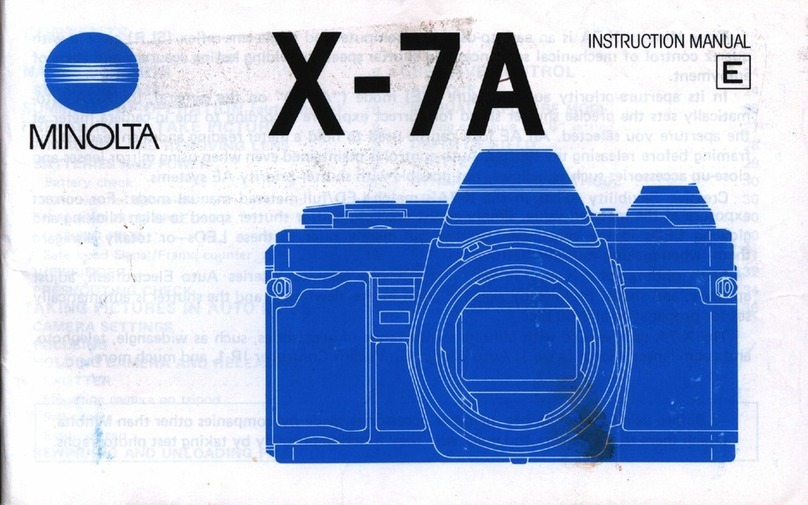 Minolta X-7A User manual