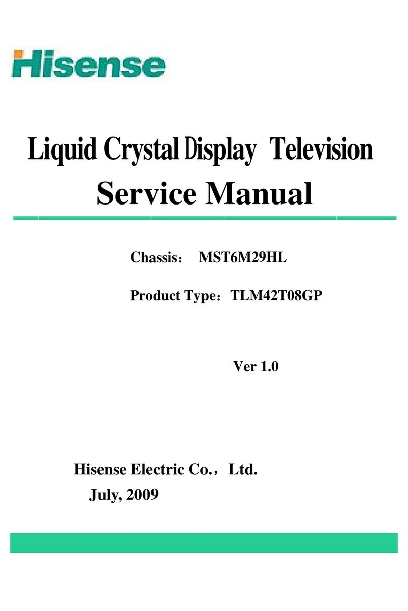 Hisense TLM42T08GP User manual