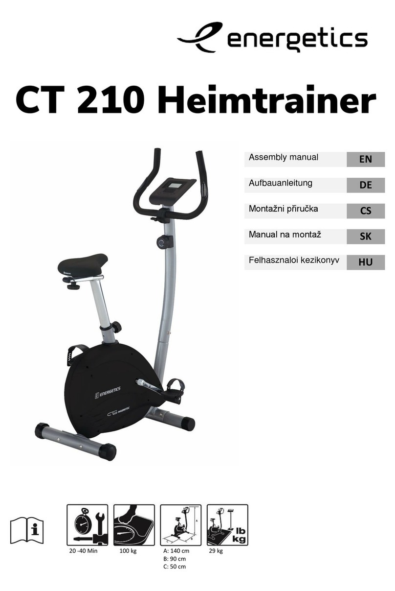 Energetics CT 210 Assembly manual