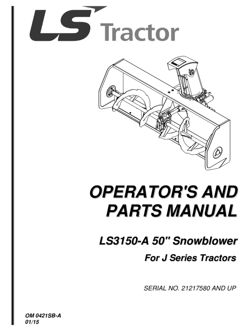 LS tractor LS3150-A Operator and parts manual