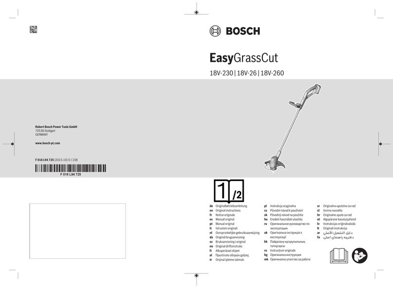 Bosch EasyGrassCut 18V-230 User manual