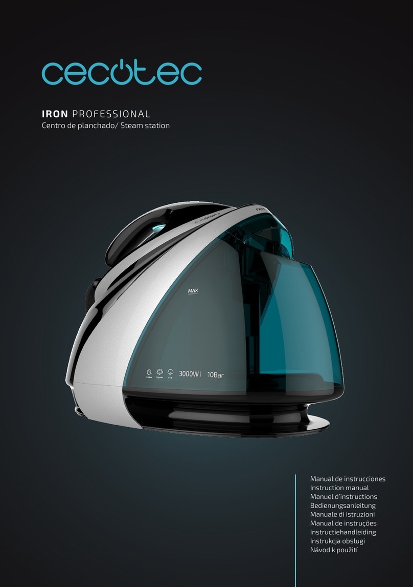 cecotec IRON PROFESSIONAL instruction manual