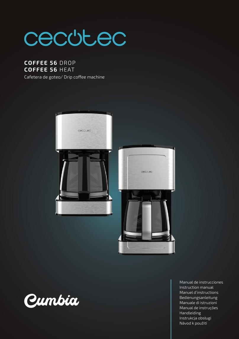 cecotec Coffee 56 Heat instruction manual