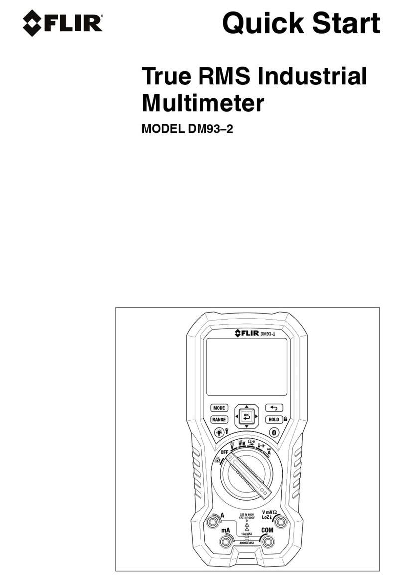 FLIR DM93-2 User manual