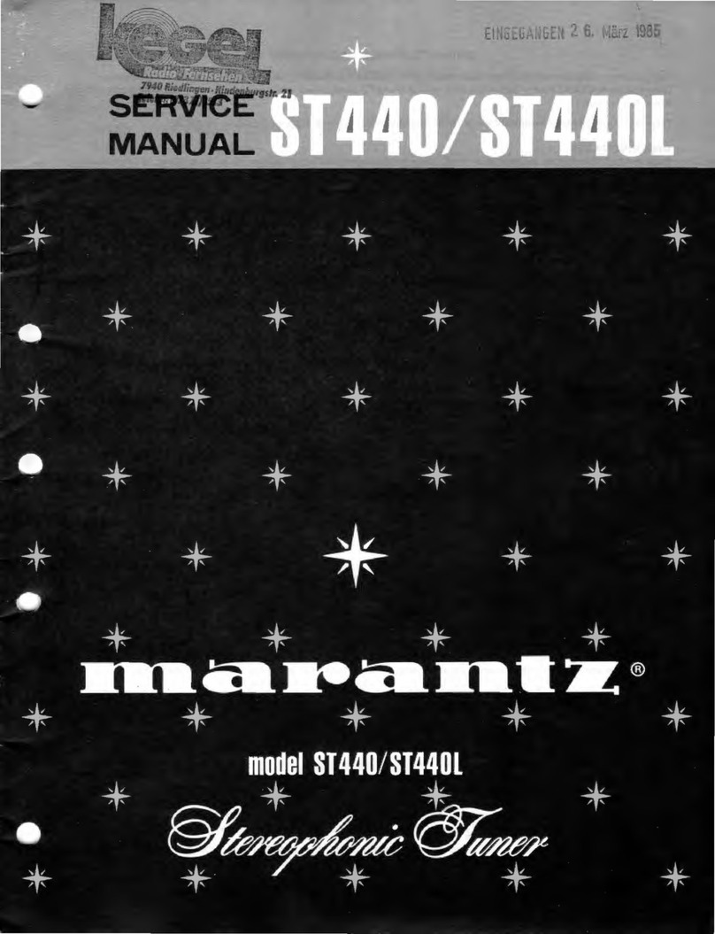 Marantz ST440 Service manual