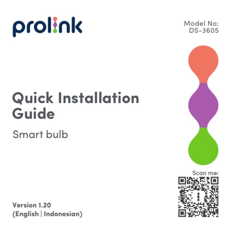 PROLiNK DS-3605 Quick installation guide