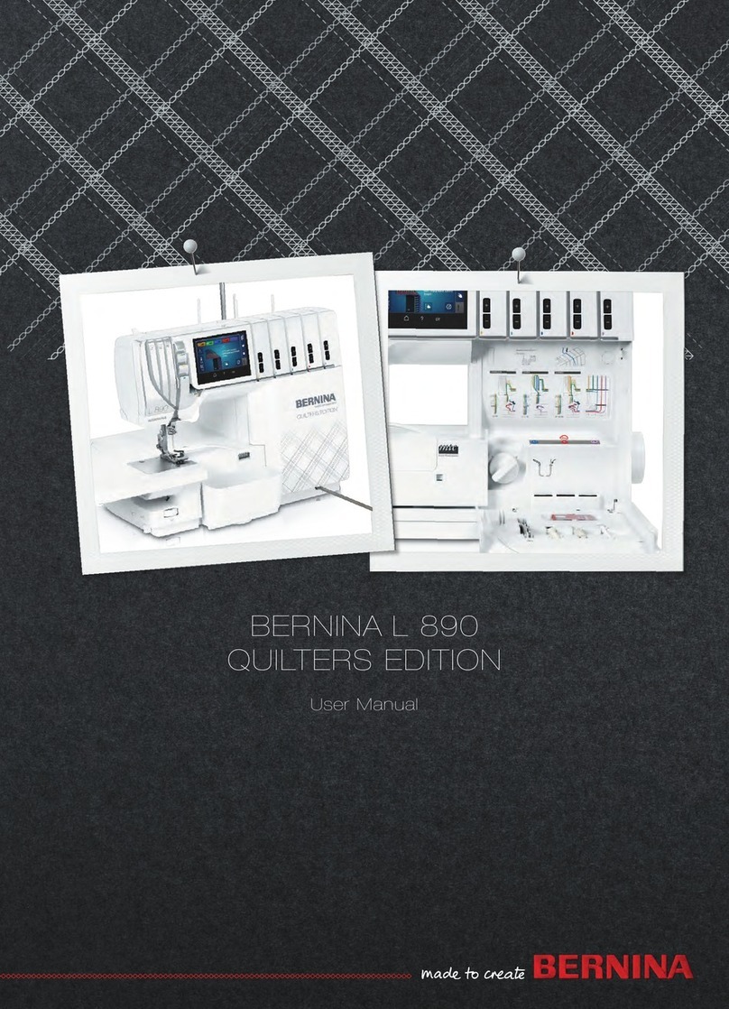 Bernina L 890 user manual