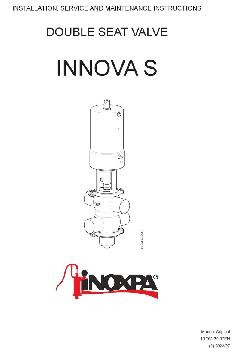INOXPA INNOVA S Installation, service and maintenance instructions