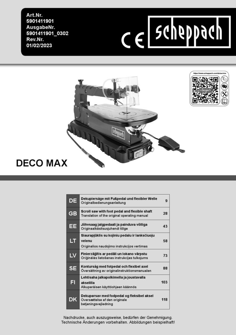 Scheppach DECO MAX Translation of the original operating manual