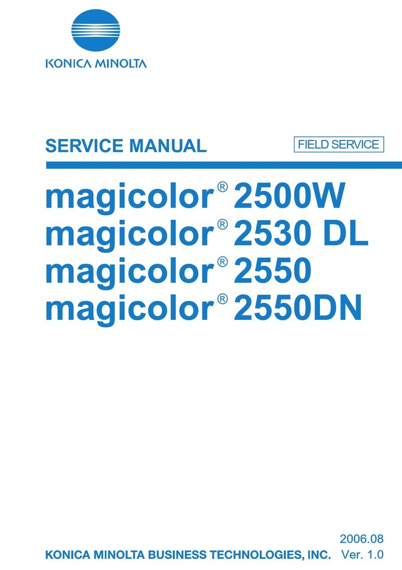 Konica Minolta Magicolor 2500W User manual