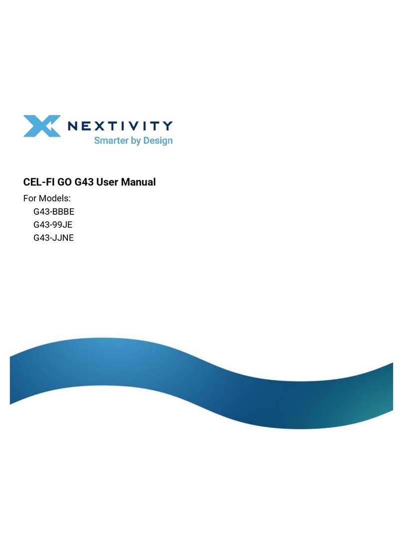 NEXTIVITY CEL-FI GO G43 User manual