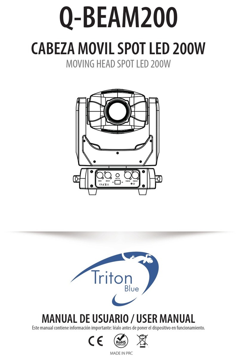 Triton Blue Q-BEAM200 User manual