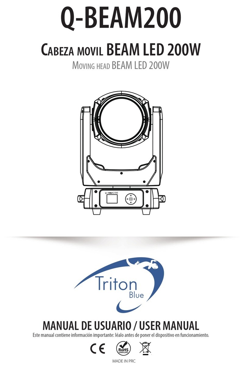 Triton Blue Q-BEAM200 User manual