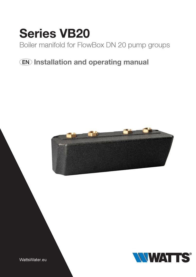 Watts VB20 Series User manual