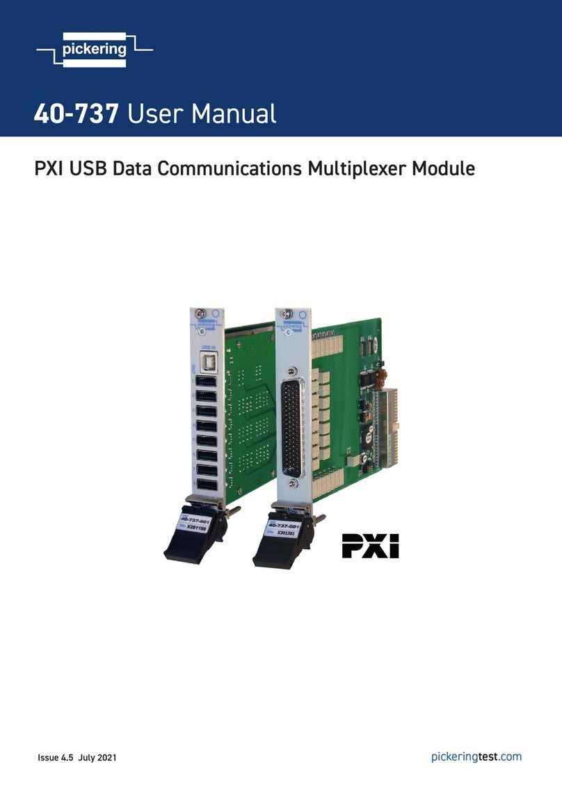 Pickering 40-737 User manual
