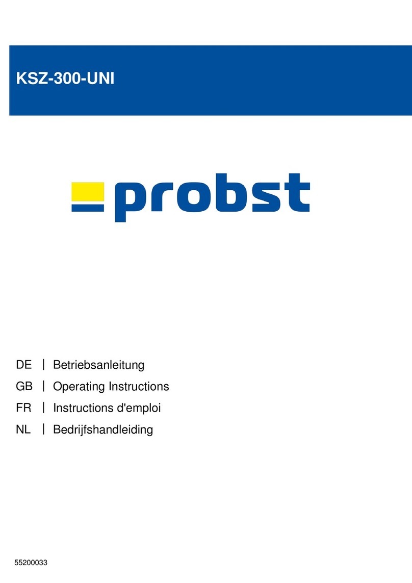 probst KSZ-300-UNI operating instructions probst KSZ-300-UNI operating instructions