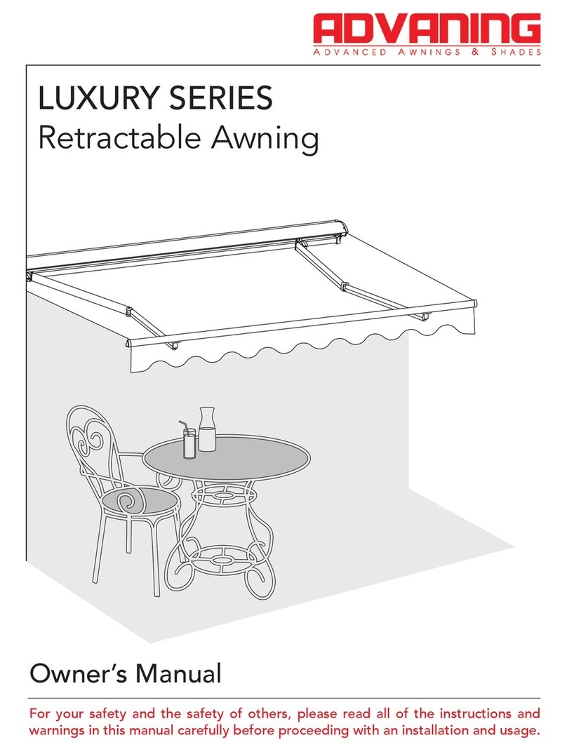 Advaning LUXURY Series owner's manual Advaning LUXURY Series owner's manual