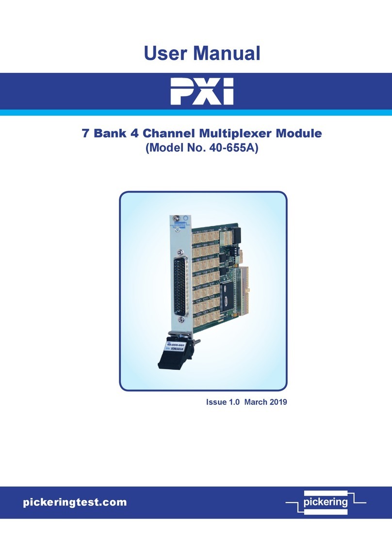 Pickering 40-655A user manual