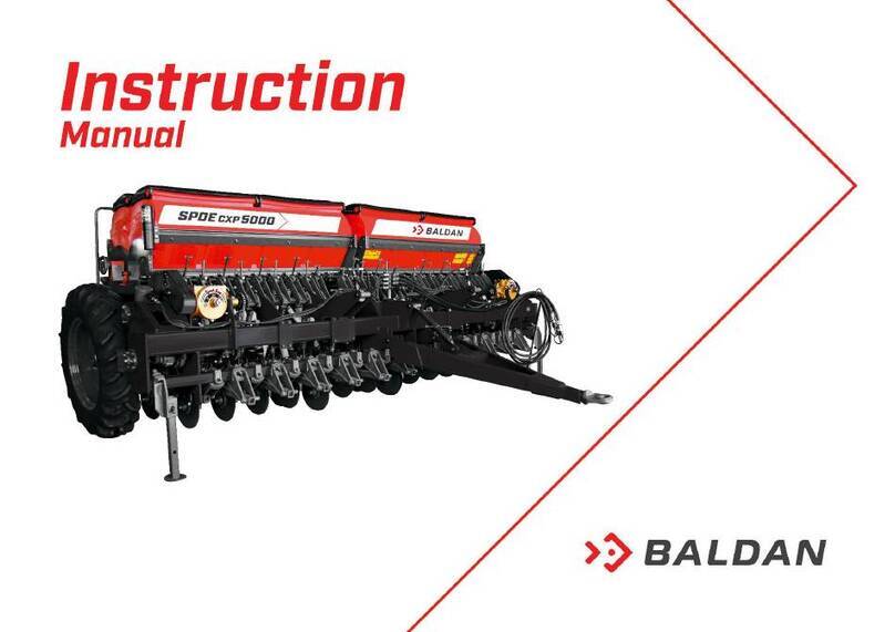 Baldan SPDE CXP User manual