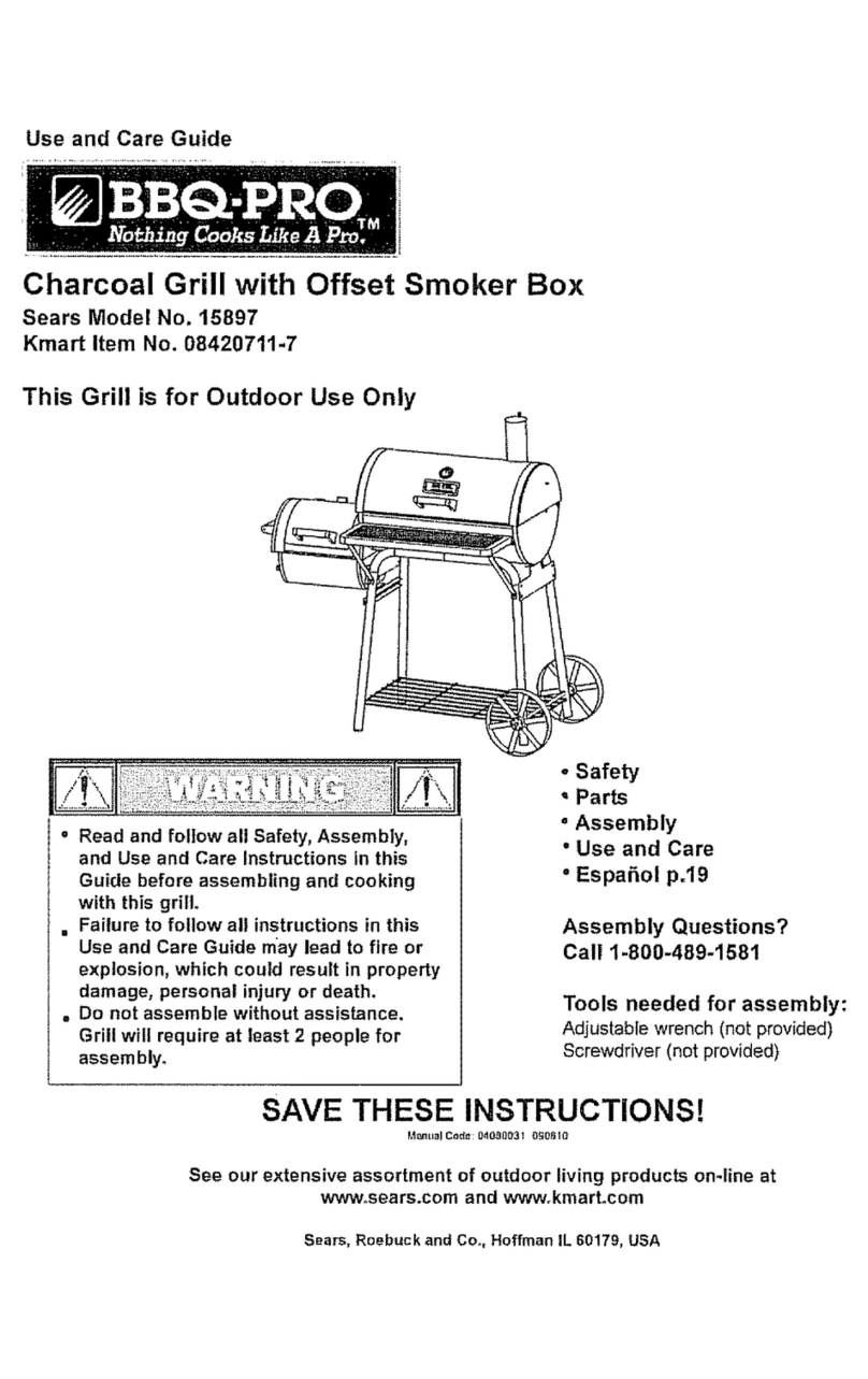 BBQ 15897 User manual