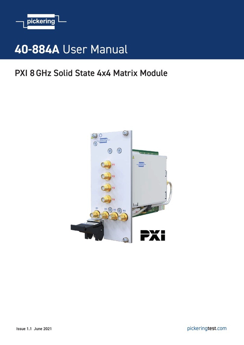 Pickering 40-884A User manual