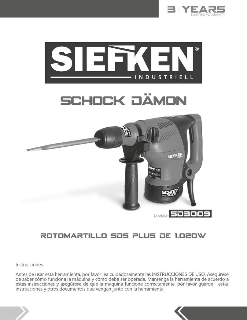 Siefken SCHOCK DAMON ZSD2009 User manual