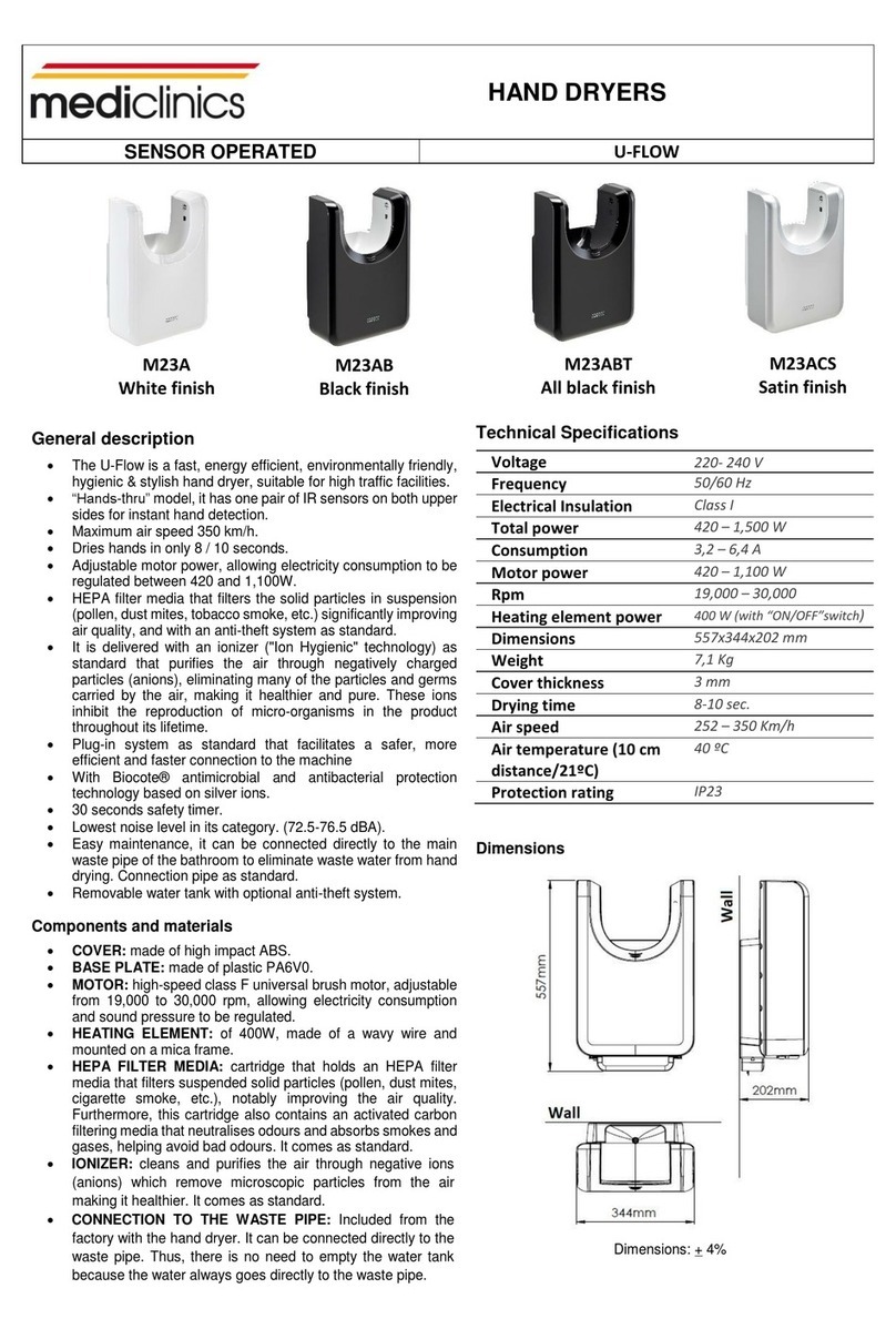 Mediclinics M23A manual