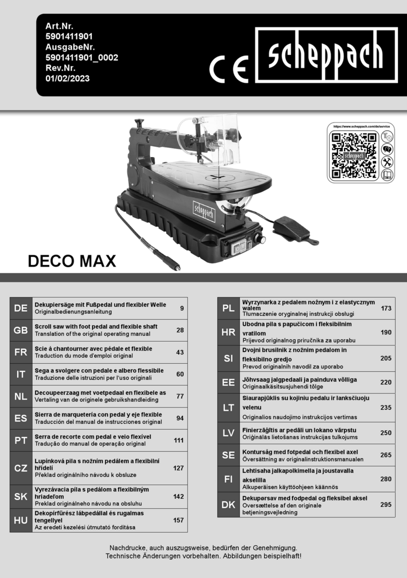 Scheppach DECO MAX Operational manual