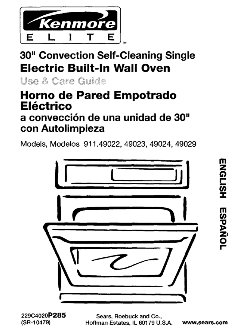 Kenmore ELITE 911.49022 Use & care guide