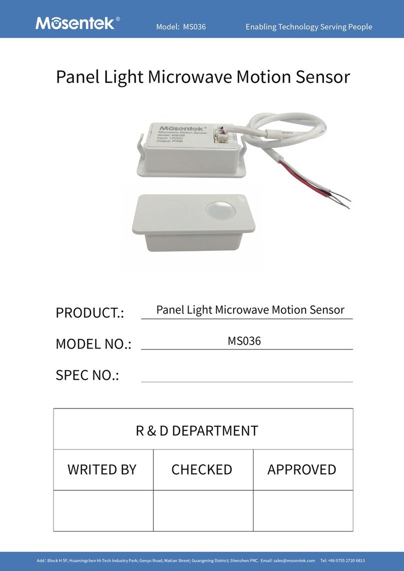 Mosentek MS036 User manual