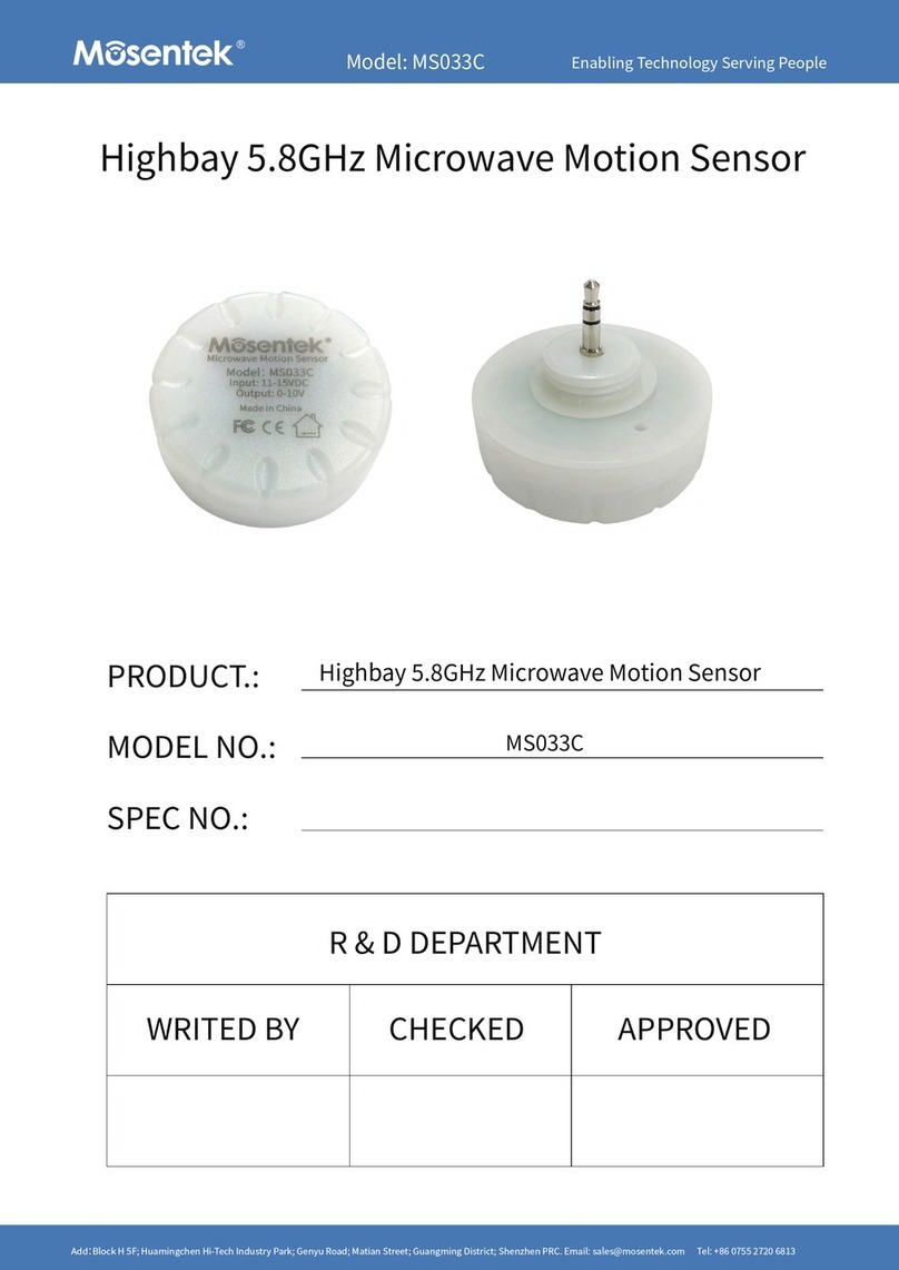 Mosentek MS033C User manual
