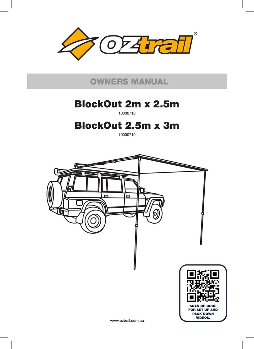 OZtrail BlockOut 10000718 User manual