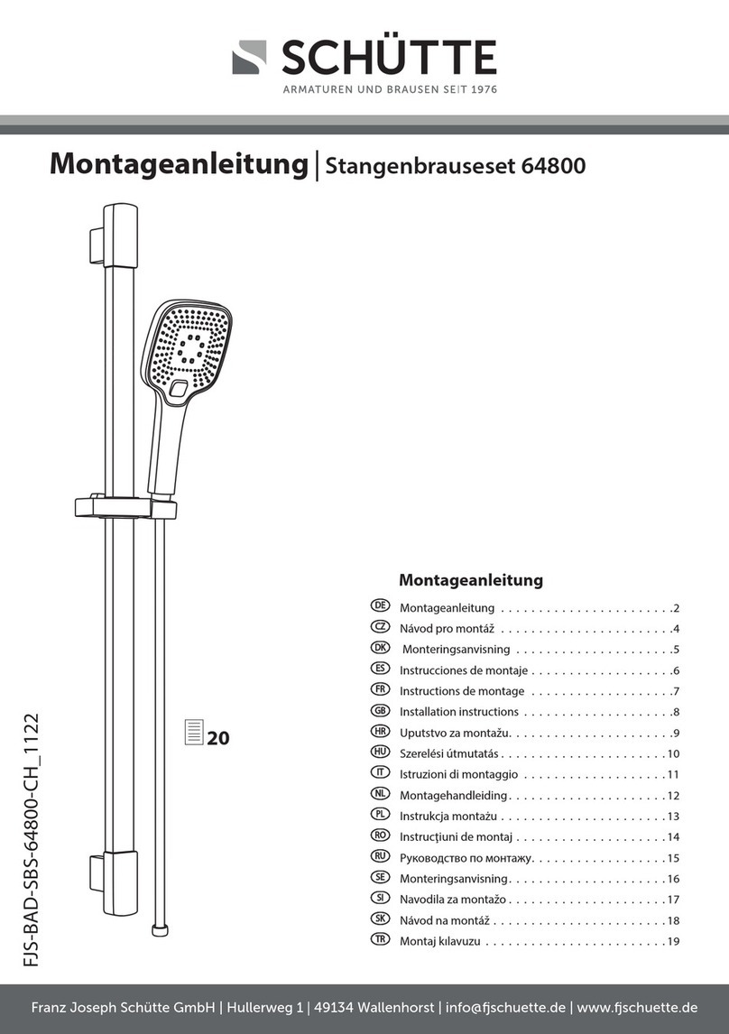 SCHÜTTE 64800 installation instructions