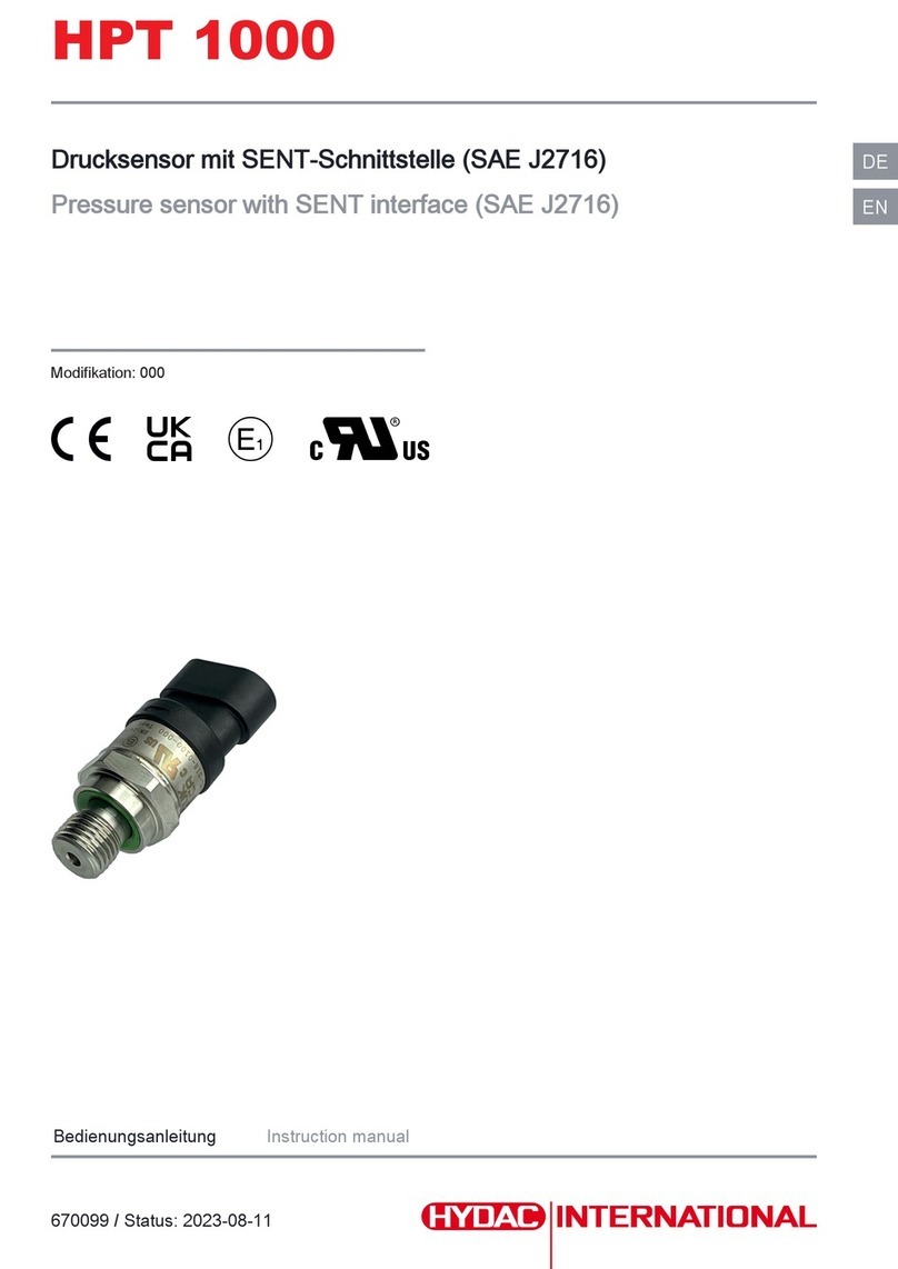 Hydac HPT 1000 instruction manual