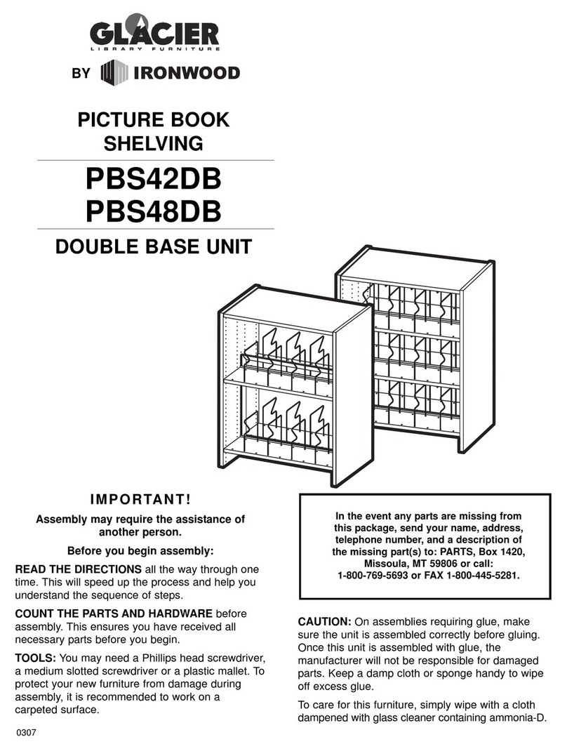 Ironwood GLACIER PBS42DB User manual
