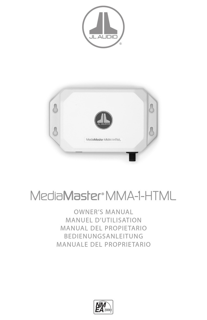 JL Audio MediaMaster MMA-1-HTML owner's manual