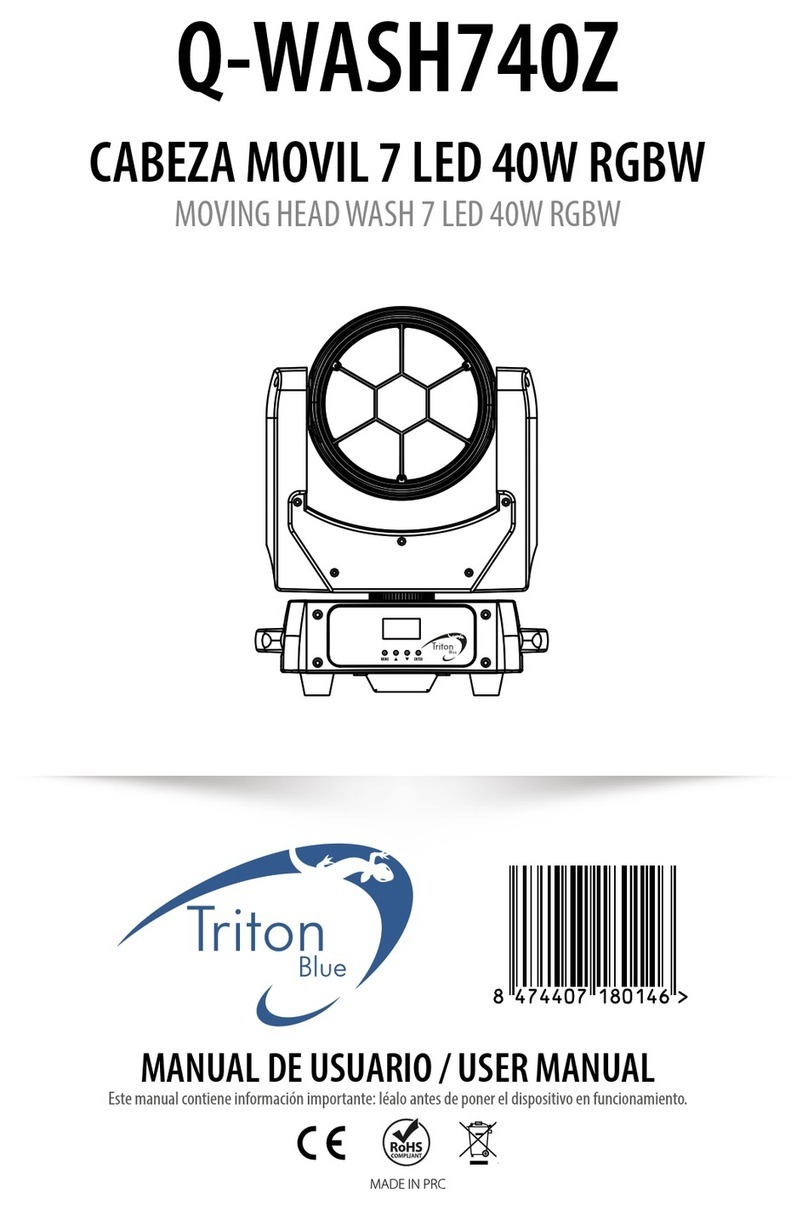 Triton Blue Q-WASH740Z User manual