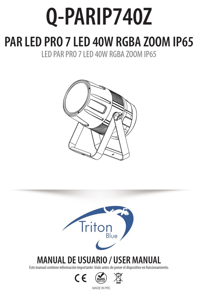 Triton Blue Q-PARIP740Z User manual