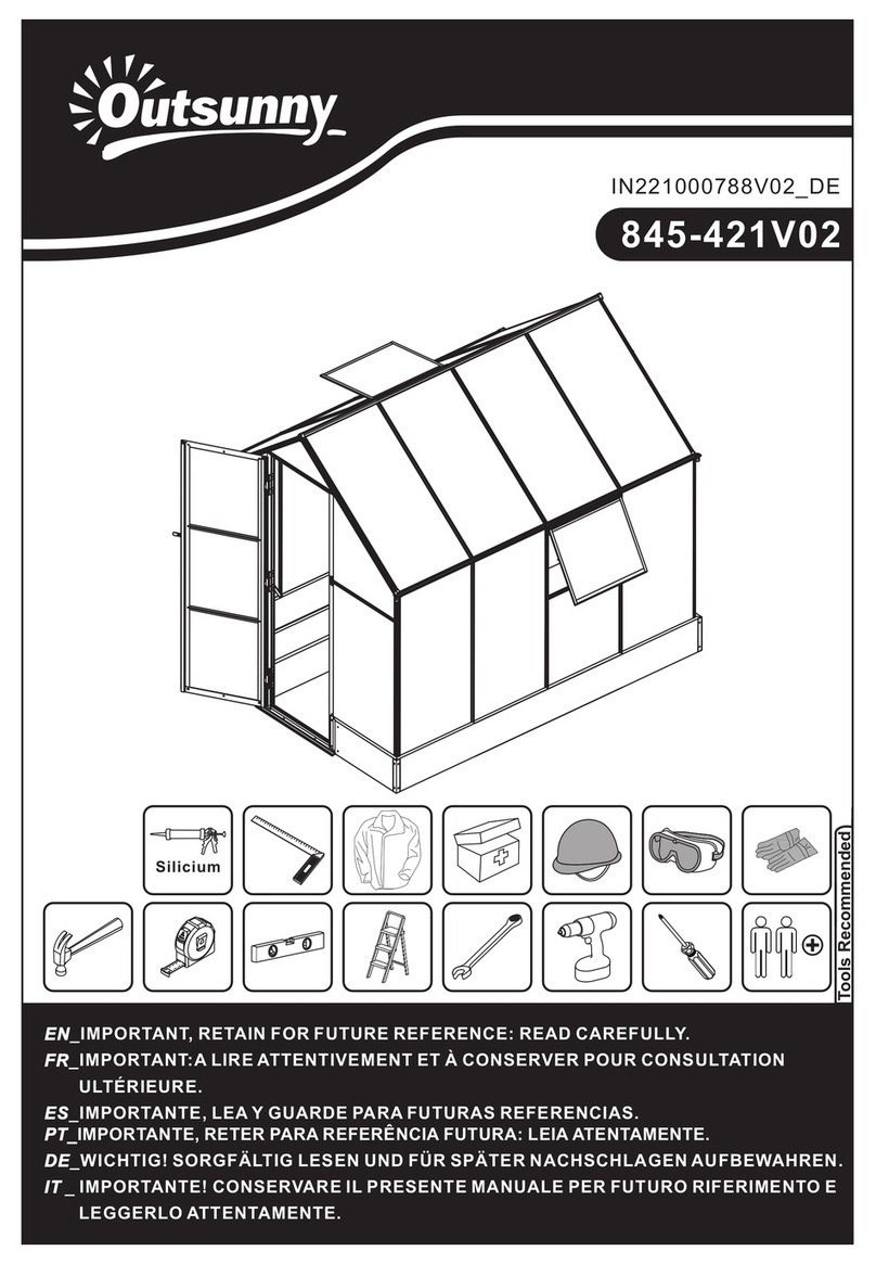 Outsunny 845-421V02 User manual