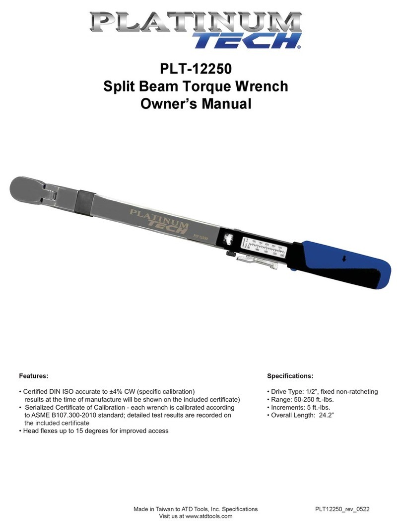 Platinum Tech PLT-12250 owner's manual