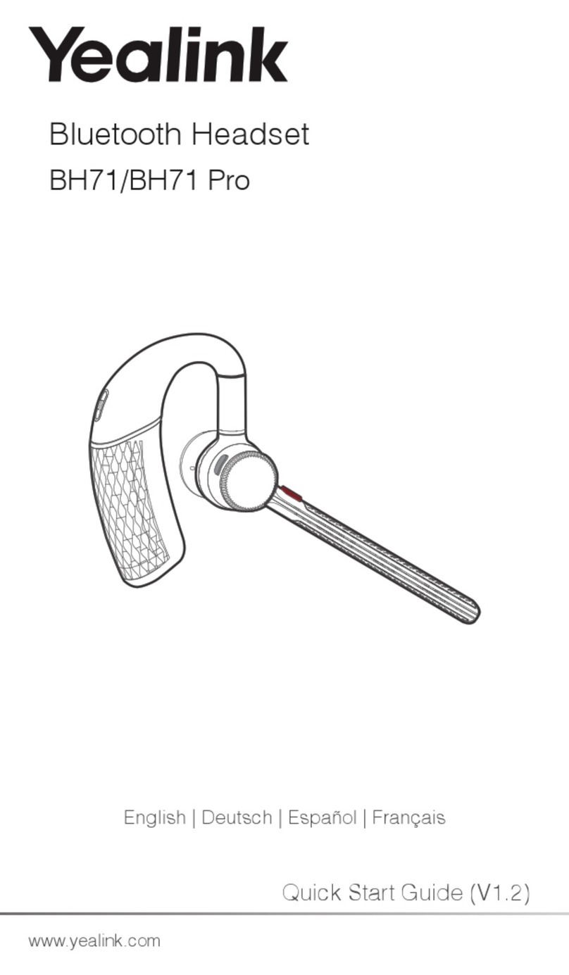 Yealink BH71 quick start guide