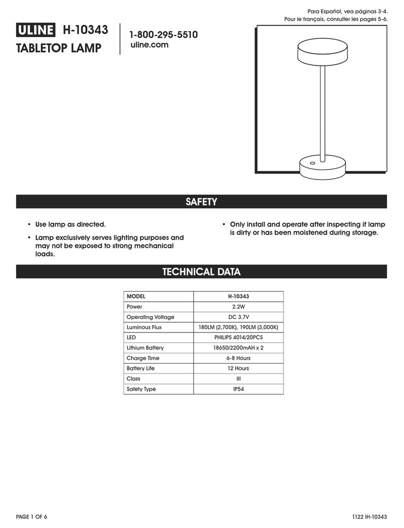 U-Line H-10343 quick start guide