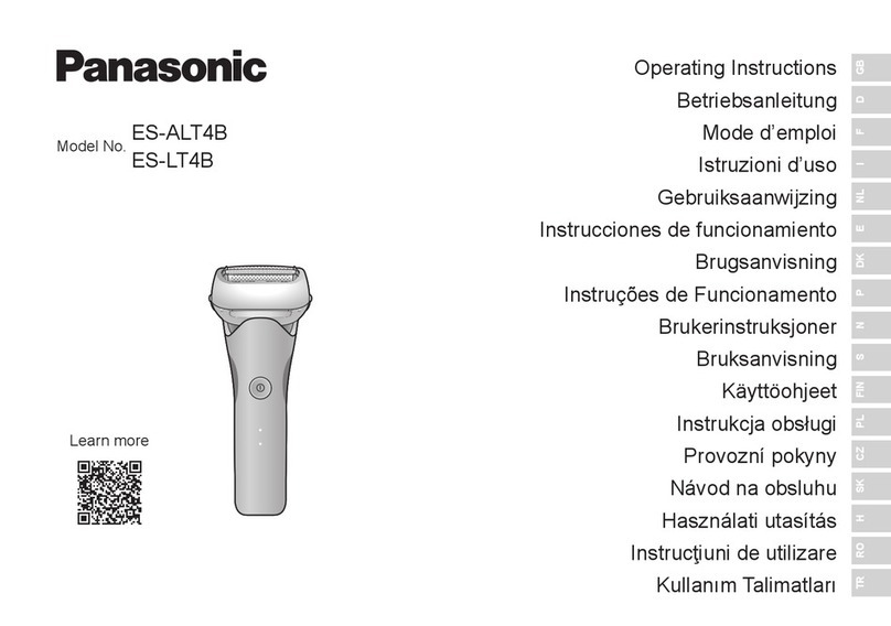 Panasonic ES-ALT4B User manual