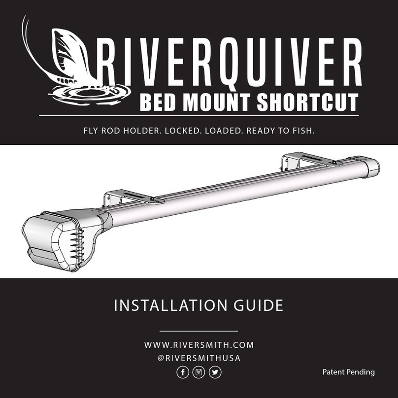 RIVERSMITH RIVERQUIVER BED MOUNT SHORTCUT installation guide