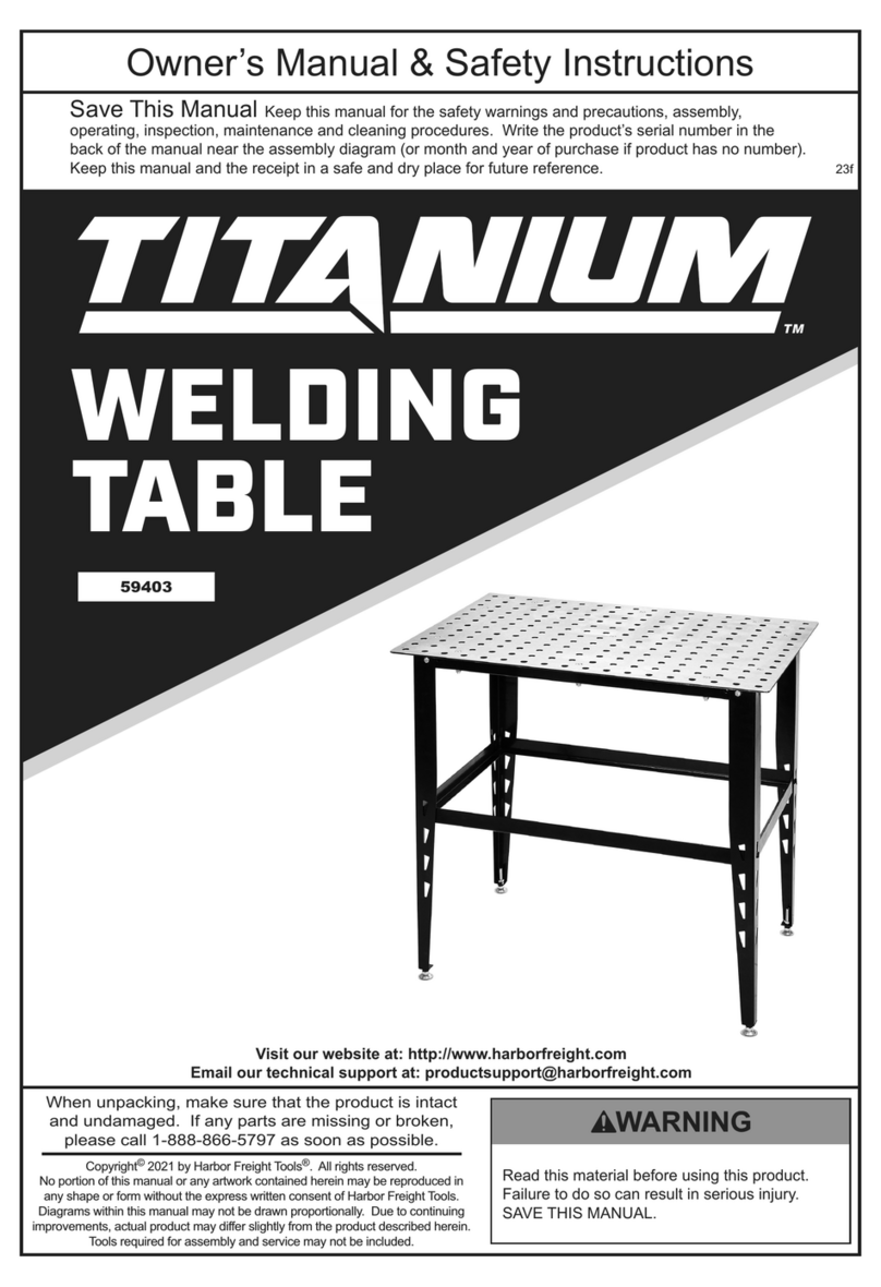 Titanium 59403 owner's manual