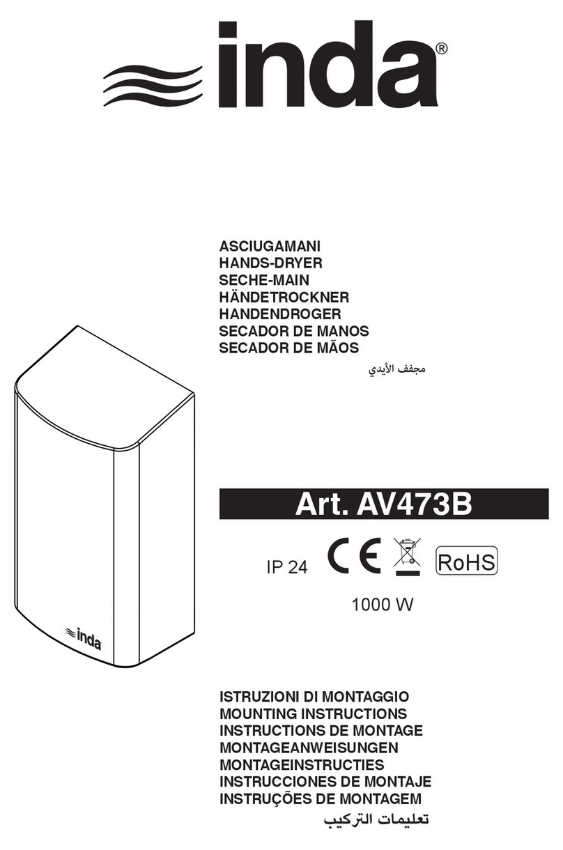 INDA AV473B Mounting instructions