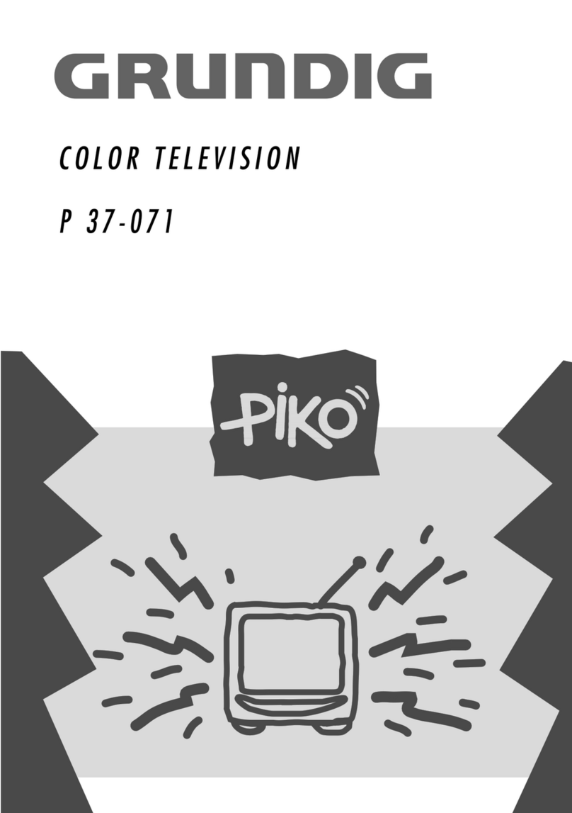 Grundig P 37-071 User manual