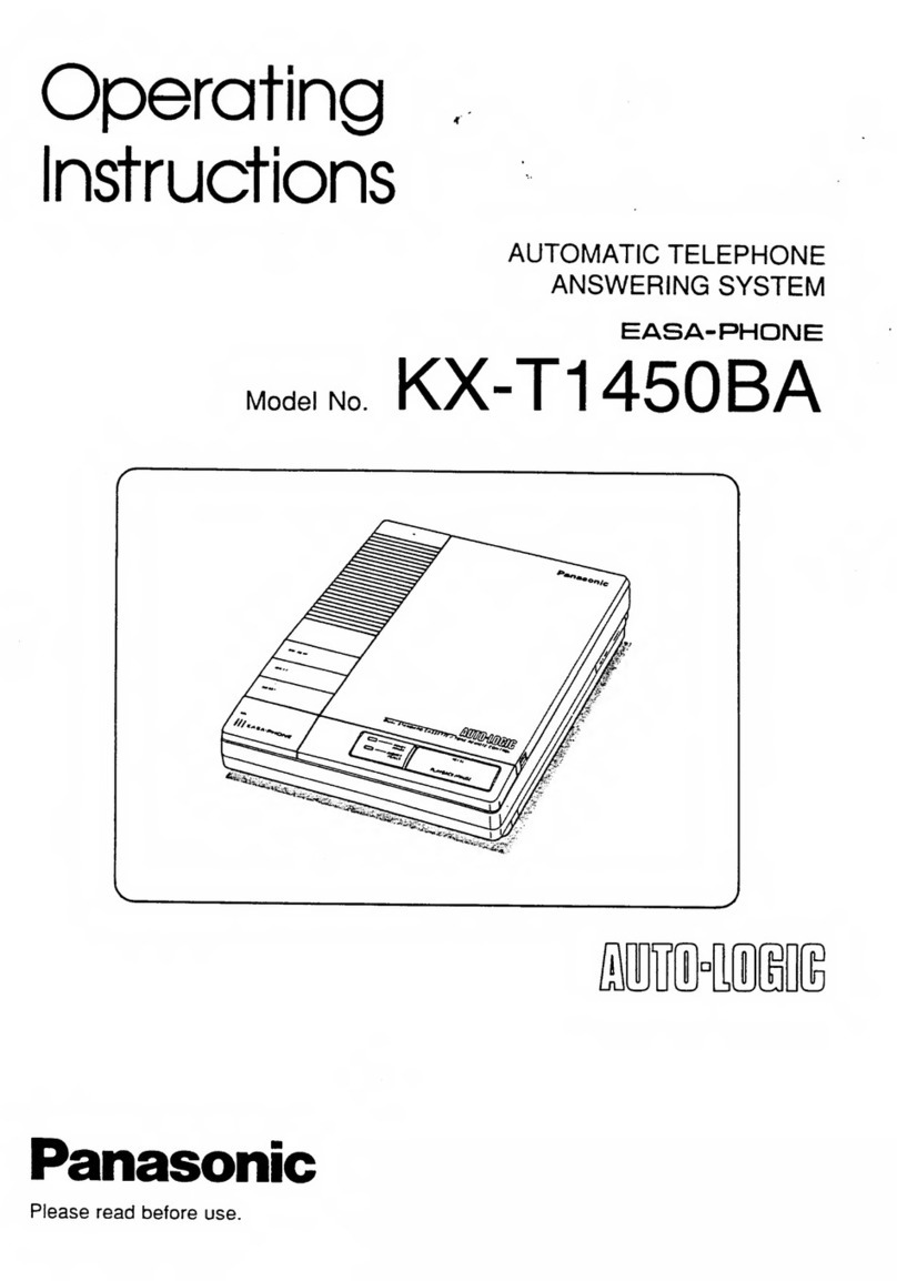 Panasonic KX-T1450BA operating instructions Panasonic KX-T1450BA operating instructions