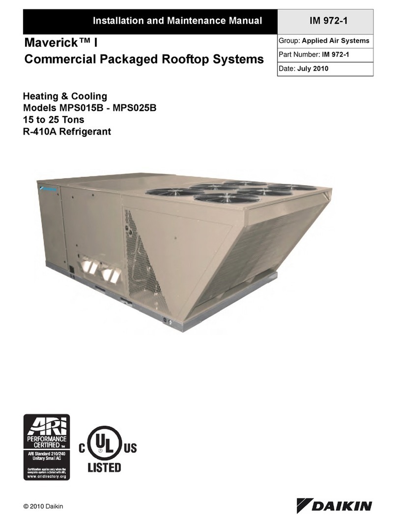 Daikin Maverick I Manual
