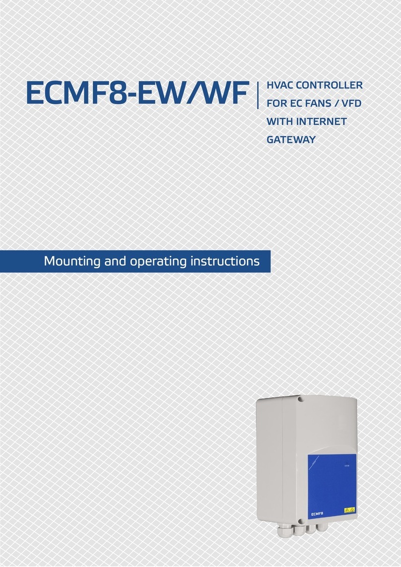 Sentera Controls ECMF8-EW Service manual